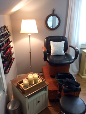 home pedicure station